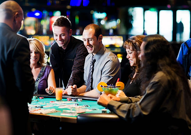 Live dealer studio with professional croupier at roulette table